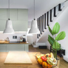Anglepoise Original 1227 Midi Pendant Linen White