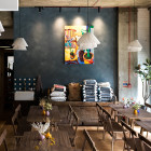 a-emotional light Tempo Vivace in restaurant