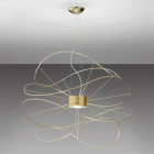 Axolight Hoops LED Suspension Gold 4 in Room