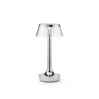 Flos Bon Jour Unplugged LED Portable Lamp - Chrome