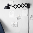 Black Fritz Hansen Kaiser Idell 6718-W Scissor Wall