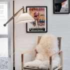 Le Klint 325 Floor Lamp next to chair