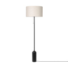 Gubi Gravity Floor Lamp Black Steel Canvas