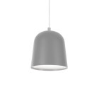 Zero Convex Pendant Light Large Grey