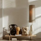 Ferm Living Hebe Large Lamp - Off-white/ Sand on Table