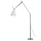 Artemide Tolomeo Mega Floor Lamp 32 Aluminium Parchment