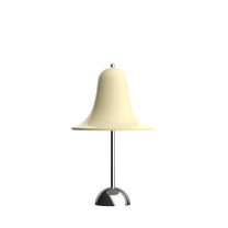 Verpan Pantop LED Portable Table Lamp Cream White