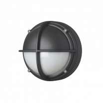Louis Poulsen Skot Outdoor LED Wall/Ceiling Light Opal Half Shaded Opal