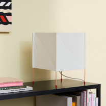 HAY Paper Cube Table Lamp on Shelf