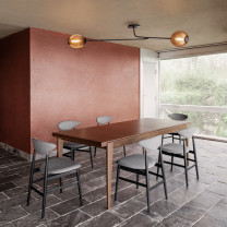 Gubi Satellite Wall  Ceiling Lamp Lifestyle Dining Room