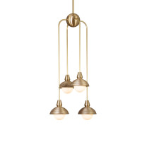 Bert Frank Eos Pendant Drop 4 Dual Brushed Brass