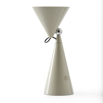 Tom Dixon Pose LED Portable Lamp Putty From The Side