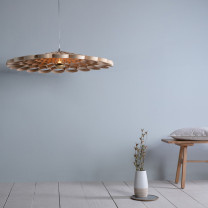 Tom Raffield Arame Pendant in Situ