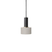 Ferm Living Collect Low Socket Pendant Disc Black Grey