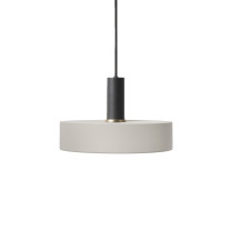 Ferm Living Collect Low Socket Pendant Record Black Grey