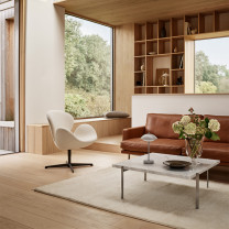 Fritz Hansen Clam LED Portable Lamp Lifestyle Lounge