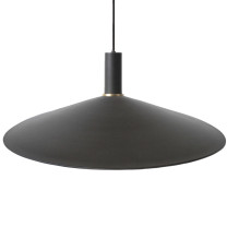 Ferm Living Collect Low Socket Pendant Angle Black Black