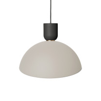 Ferm Living Collect Bell Socket Pendant Disc Black Grey
