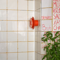 Red Orange Pholc Lille 18 Wall Light