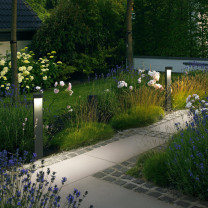 Silver BEGA 77264 LED Bollards