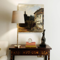 Porta Romana Holden Table Lamp at Bedside