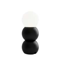 Hollis + Morris Stala LED Portable Lamp - Large, Black Oak