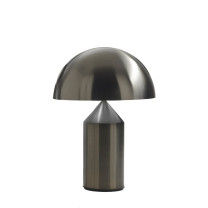 Oluce Atollo Table Lamp Medium Black Nickel