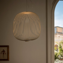 White Foscarini Spokes 2 LED Pendant