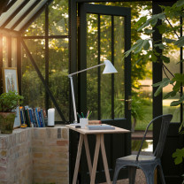 White Louis Poulsen NJP LED Table Lamp