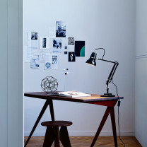 Anglepoise Original 1227 Mini Desk Lamp Jet Black on Desk
