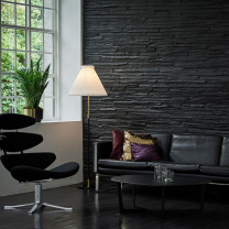 Le Klint 351 Floor Lamp next to sofa