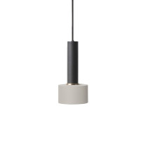 Ferm Living Collect High Socket Pendant Disc Black Grey