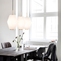 Northern Dahl Pendant multiples above table