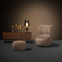 Moooi Kaipo TOO Table Lamp Sepia - In Living Room