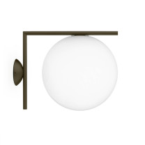 Flos IC Outdoor Wall/Ceiling Light C/W2 Deep Brown
