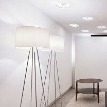 Glass Flos Ray F2 Floor Lamps