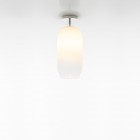 Artemide Gople Mini Ceiling Light White Shade / Silver Base