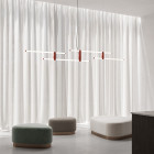 Axolight Paralela LED Linear Suspension in Living Room