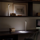 Light Beige Vibia Africa LED Portable Table Lamp