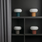 Green, Mustard, Grey and Terracotta AGO Mozzi LED Portable Lamps