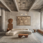 DCW Editions Munari 10 LED Suspension Light Lifestyle Living Room