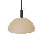 Ferm Living Collect Low Socket Pendant Dome Black Cashmere