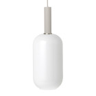 Ferm Living Collect High Socket Pendant Glass Tall Grey Opal