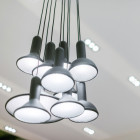 Established & Sons Torch Bunch Suspension - S10 Black from below