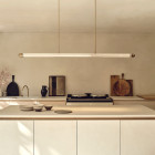 J. Adams & Co Strata 1200 Pendant Above Kitchen Island