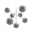 Tom Dixon Whirl Chandelier Large Silver - Off