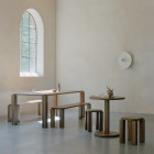 New Works Kantarell Wall / Ceiling Light Above Dining Table