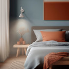 Foscarini Aplomb Mini Wall Light Lifestyle Bedroom 2