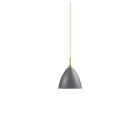 Gubi Bestlite BL9 Pendant Light Medium Brass Grey