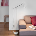 Northern Birdy Floor Lamp White in Living Room